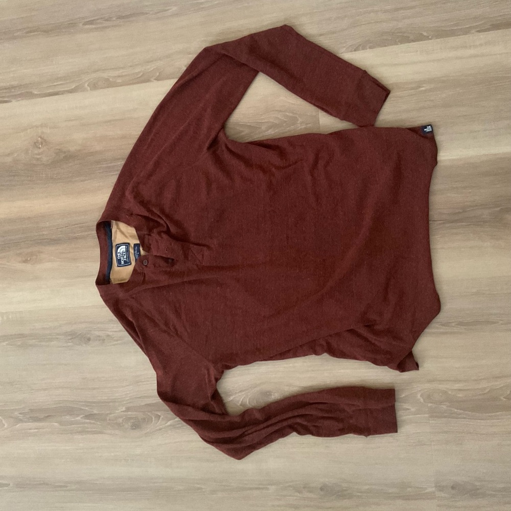 The North Face Maroon Henley Shirt